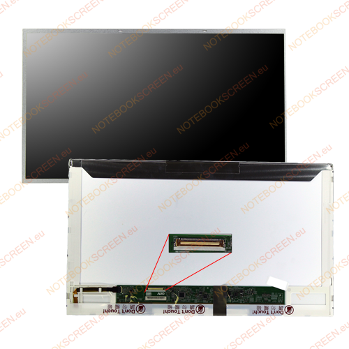 Toshiba Satellite A660-1EX  kompatibilis notebook LCD kijelző