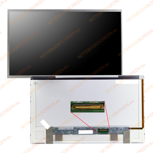 Chimei InnoLux N134B6-L02 Rev.C1  kompatibilis notebook LCD kijelző
