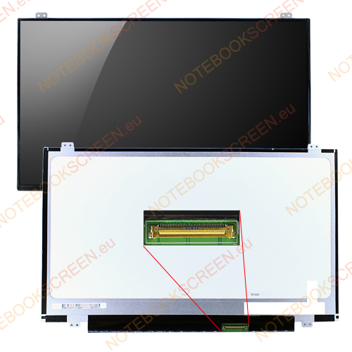 AU Optronics B140XTN02.0  kompatibilis notebook LCD kijelző