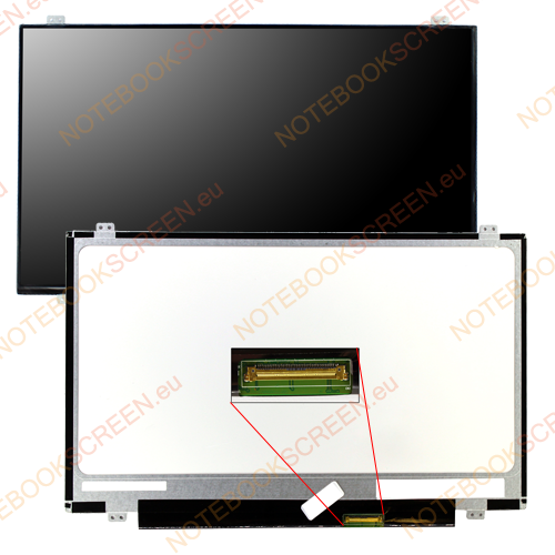 AU Optronics B140XTN02.0  kompatibilis notebook LCD kijelző