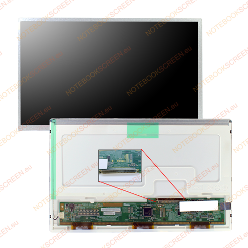HannStar HSD100IFW1-A04 Rev:0  kompatibilis notebook LCD kijelző