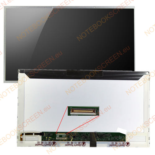 Toshiba Satellite A660-BT2G23  kompatibilis notebook LCD kijelző