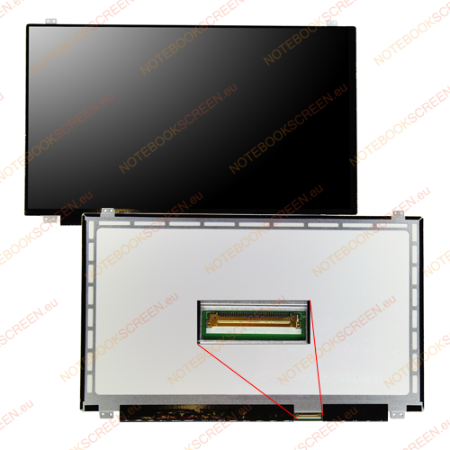 BOE-hydis HB156WX1-500  kompatibilis notebook LCD kijelző