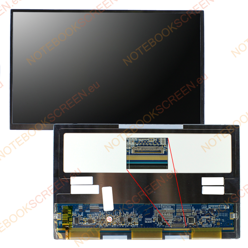 Chunghwa CLAA102NA1BCN  kompatibilis notebook LCD kijelző