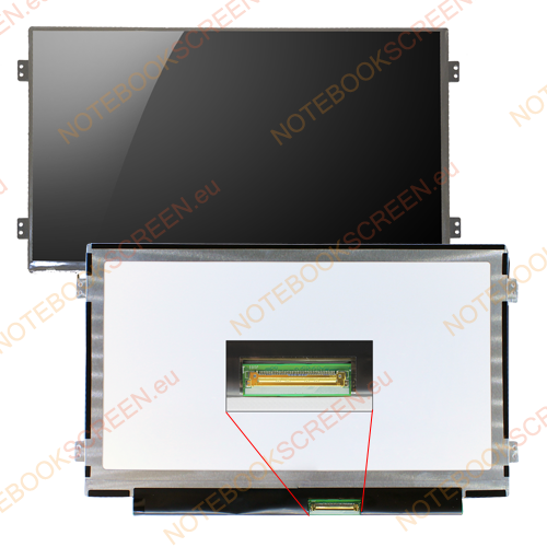 Chimei InnoLux N101L6-L0D Rev.A6  kompatibilis notebook LCD kijelző