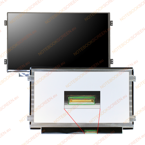 Chimei InnoLux N101L6-L0D Rev.A6  kompatibilis notebook LCD kijelző