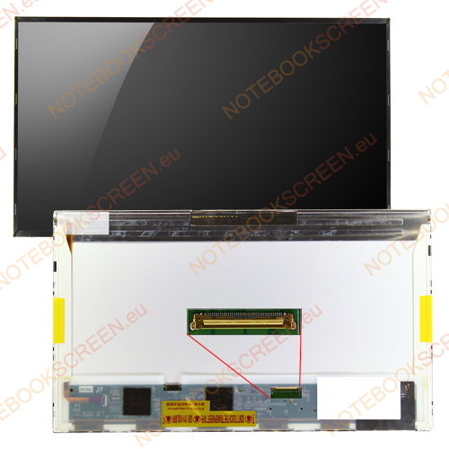 Toshiba Satellite A660 PSAW6C-00W005  kompatibilis notebook LCD kijelző